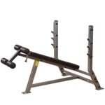Body Solid Fixed Decline Bench, Grey/Black, Sdb51 / Sdb351G - Image 2