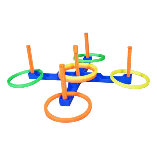 DS Ring Toss Game Set (5 Target, 6 Rings)