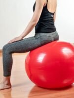 Liveup, Stability Ball Without Pump, Ir97446, Red - Image 2