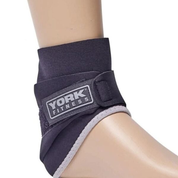 York, Fitness Adjustable Ankle Support, 6637, Dark Blue