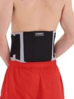 York, Fitness Adjustable Lumbar Support With Pad, 6635, Black - Image 2
