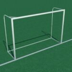 Ta Sport, Football Goal 3×2 M, Round Aluminium 80 Mm