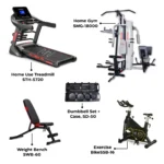 Combo | Home Gym | Multi Gym with Treadmill, Exercise Bike, Bench & Dumbbell Set