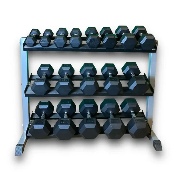Combo | TA Sport Hex Dumbbell Set DS26 Black, 1 Kg-10 Kg