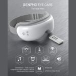 Renpho Eye Massager with Heat & Bluetooth Music, Rechargeable Eye Care Machine with 5 Modes With Remote, White - Image 4