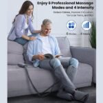 Renpho Leg Massager for Circulation and Relaxation, Calf Feet Thigh Massage with 6 Modes 4 Intensities - Image 6