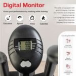 Sparnod Fitness, Upright Air Bike Exercise Cycle for Home Gym, SAB-05_M - Image 4