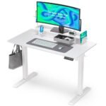 Kingsmith ETSFI21 Smart Adjustable Electric Standing Desk with Drawer and Monitor Stand - Image 3