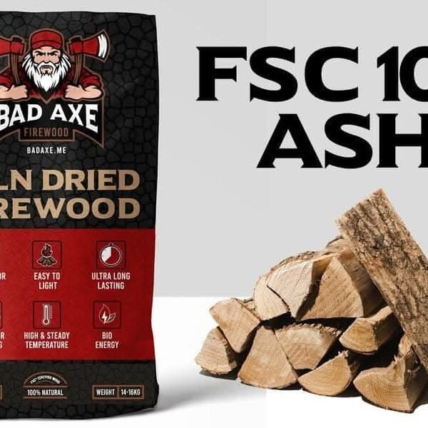 Bad Axe Firewood - Ash 40L Sack Approx 15kg