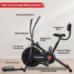 Sparnod Fitness, Upright Air Bike Exercise Cycle for Home Gym, SAB-05_M - Image 5