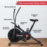 Sparnod Fitness, Upright Air Bike Exercise Cycle for Home Gym, SAB-06_R - Image 5