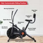 Sparnod Fitness, Upright Air Bike Exercise Cycle for Home Gym, SAB-05_R - Image 5