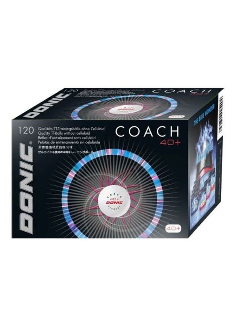 50010044-101_2000x.jpg Donic Coach Table Tennis Ball 120 Pcs/Box White - Image 1
