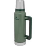 Stanley Classic Vacuum Flask Bottle, Hammertone Green, 1.4L