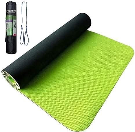 51EBMRUUZxL._AC_SX466_1250x.jpg Liveup, Tpe Yoga Mat 173 * 61 * 0.6Cm, Green+Black, Ls3237 - Image 1