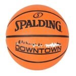 Spalding Downtown Rubber Basketball, Size 7, Black - Image 2