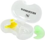 Barracuda, Ear Plugs Small With Storage Case, Green/Yellow