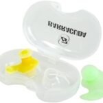 Barracuda, Ear Plugs Small With Storage Case, Green/Yellow
