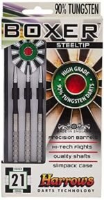 Harrows Bd6112252 Unisex Adult Boxer Tungsten Darts - Silver, 22 Gm - Image 2