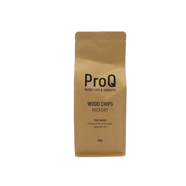 ProQ Smoking Wood Chips - Hickory - Bag (400g), Standard, Mixed