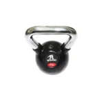 Ta Sport, Black Rubber Kettlebell With Chrome Hand, Gl1207Ata (4 Kg to 32 Kg, Sold as Piece) - Image 2