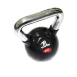 Ta Sport, Black Rubber Kettlebell With Chrome Hand, Gl1207Ata (4 Kg to 32 Kg, Sold as Piece) - Image 5
