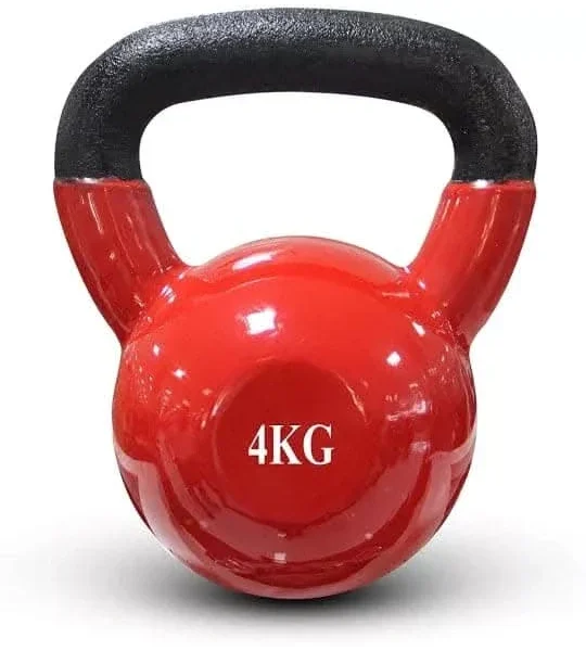 Ta Sport, Kettlebell Plastic Coat, Zkb 5, Black/Red (4 Kg to 20 Kg, Sold as Piece)