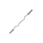 Ta Sport, 47 Small Curl Olympic Chrome Bar 50Mm, Zt0147C, Silver