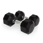 Ta Sports, Hex Rubber Dumbbell 1 Kg To 10 Kg, D2200, Multicolor - Image 2