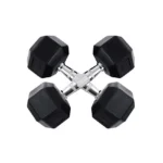 Ta Sports, Hex Rubber Dumbbell 1 Kg To 10 Kg, D2200, Multicolor - Image 3