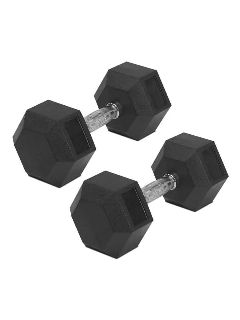54041103-102_1750x.jpg Ta Sports, Hex Dumbbell Set 2.5 Kg-30 Kg, Ds26, Black - Image 1
