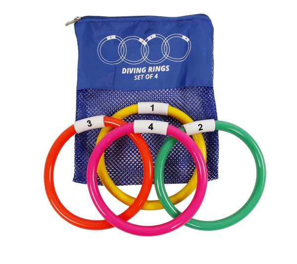 DS Sinker PVC Dive Rings (Set of 4)