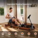 Kingsmith WR3L Foldable Water Rowing Machine - Red Oak - Image 5