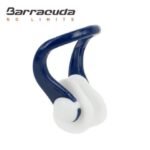 Barracuda, Silicone Pad Nose Clip Small With Storage Case, Navy White