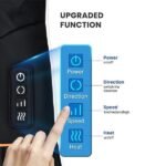 Renpho Shiatsu Neck and Shoulder Back Massager with Heat for Waist, Leg, Calf, Foot, Arm, Belly, Full Body - Image 6