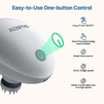 Renpho Waterproof Portable Electric Scalp Massager with 4 Replacement Massage Heads - Image 7