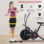 Sparnod Fitness, Upright Air Bike Exercise Cycle for Home Gym, SAB-05_M - Image 6