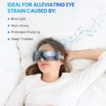 RENPHO True View Eye Massager for Migraines, 5 Modes Rechargeable Heated Temple Massager for Eye Relax, Improve Eye Circulation, Reduce Dry Eyes, Dark Circles, Delay Eye Aging - Image 2