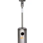 PureHeat Mushroom Style Gas Patio Heater In Stainless Steel