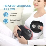 RENPHO Shiatsu Lower Back Neck Massage Pillow with Heat, 3-Speeds with Net Cover - Image 9