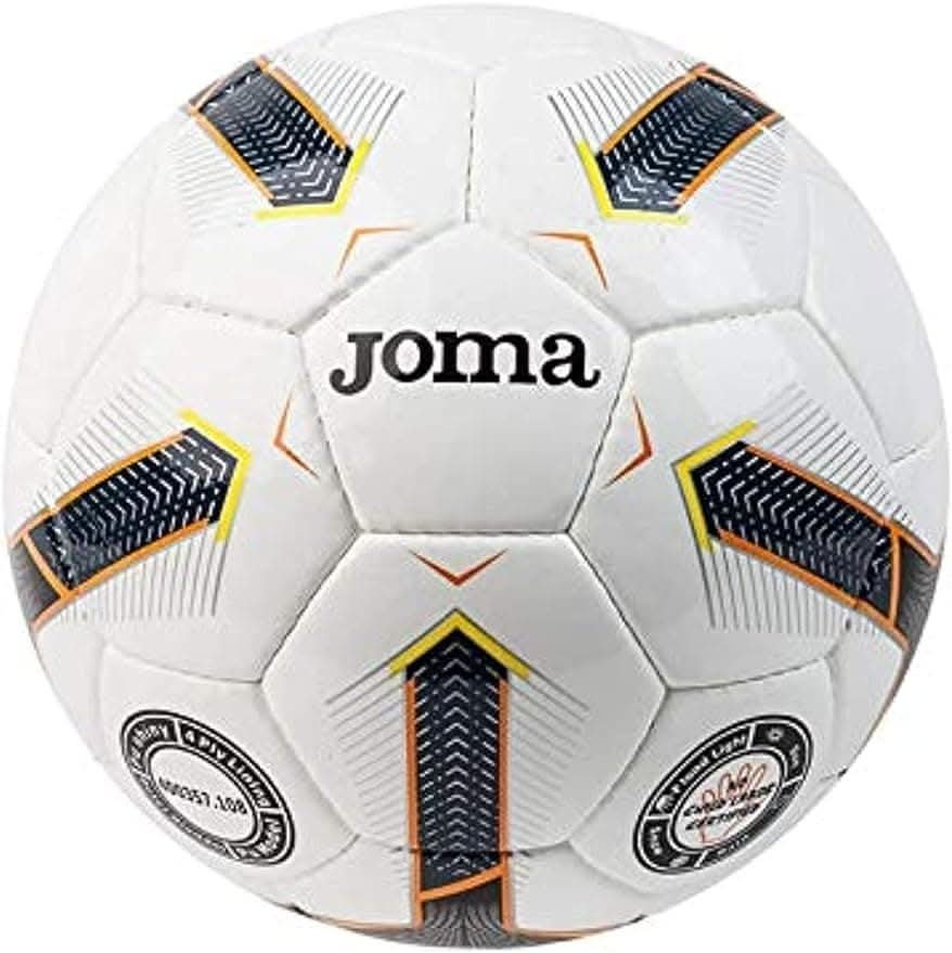 61GfzisogSL._AC_SY879_2000x.jpg Joma, Flame Fifa Soccer Ball S 5 400357.108, White & Black - Image 1