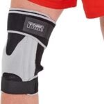 York, Fitness Stabilised Knee Support, Black