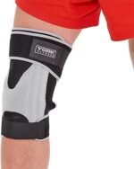 York, Fitness Stabilised Knee Support, Black
