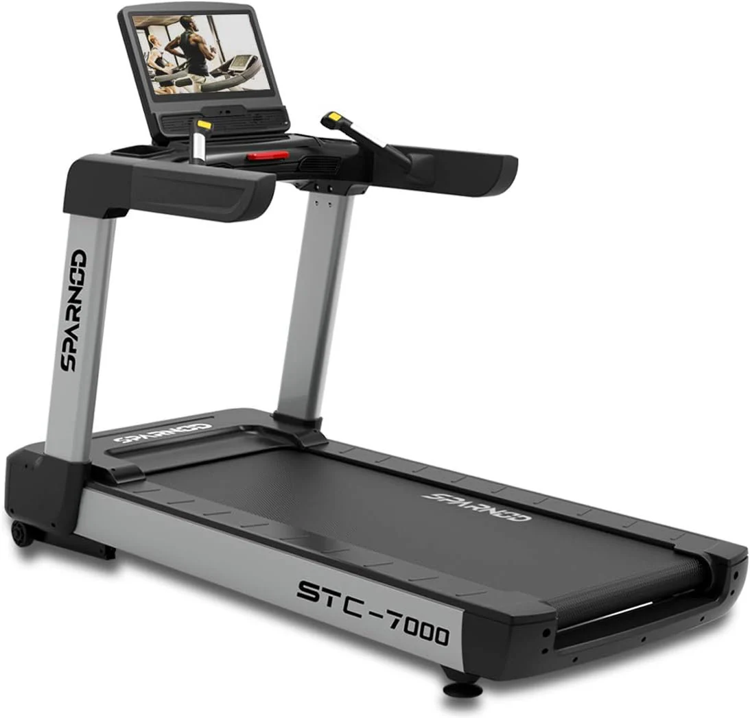 61Km-uXhapL._AC_SL1200_2751x.webp Sparnod Fitness, (6 HP AC Motor) 18.5 inch TFT Touch Screen Treadmill, STC-7000 - Image 1