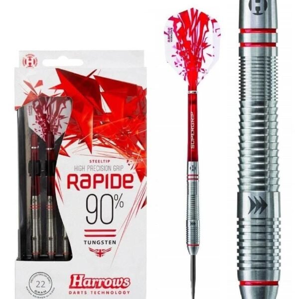 Harrows Rapide Darts 90% Tungsten Bd805 @22 Grms