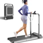 Black - Kingsmith R2 Smart WalkingPad – Foldable 2-in-1 Walking & Running Treadmill