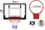 MF Mini Basketball Hoop, Indoor Door Wall-Mounted Basketball Hoop - Image 2