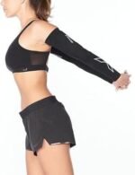 2Xu, Flex Compression Arm Sleeves Large, Ua4009A, Black/Grey - Image 2