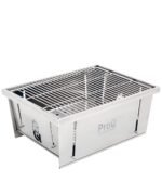 ProQ Flatdog Foldable Portable BBQ Grill, Stainless steel, S