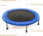 TA Sport, Trampoline (122Cm), 7660-48, Blue - Image 2